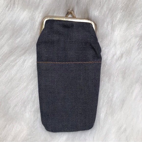 Vintage coin purse denim jean pocket clasp pouch - Picture 2 of 7